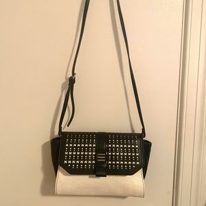Black and Cream Danielle Nicole Purse